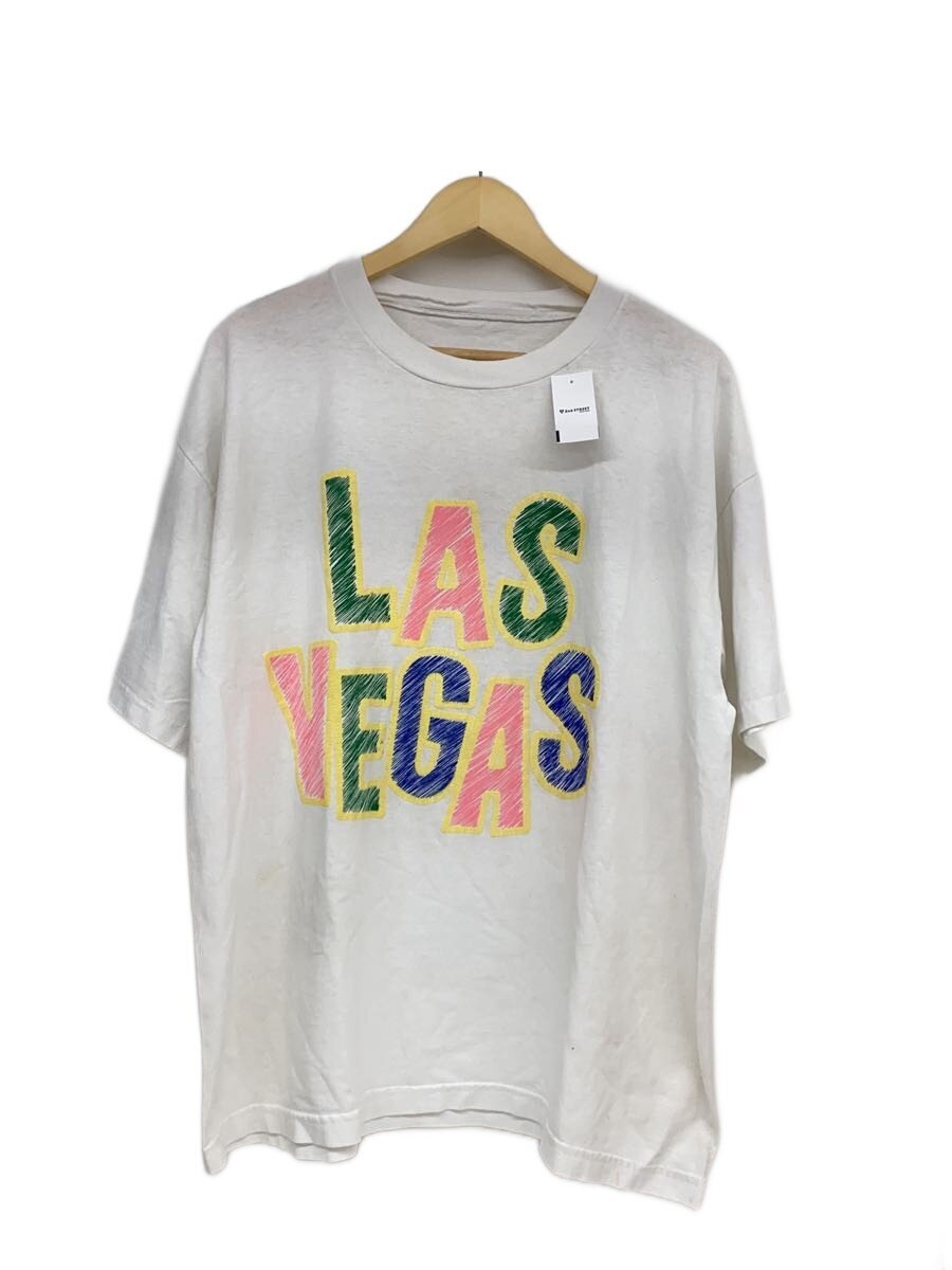 【中古】90s/LAS VEGASTプルオーバー/--/綿織物/WHT【メンズウェア】