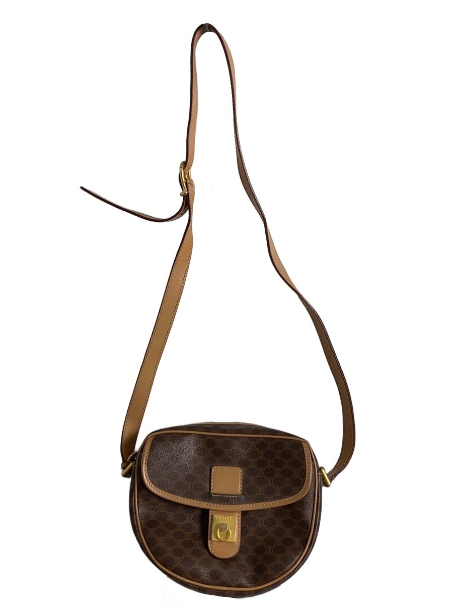 【中古】CELINE◆ショルダーバッグ/ブラウン/総柄/マカダム柄【バッグ】｜2ｎｄ STREET 店 23,899円