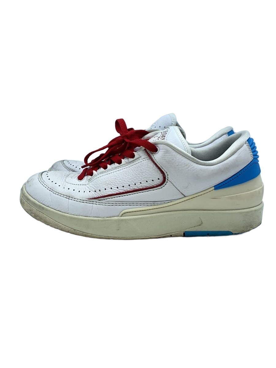 【中古】NIKE◆AIR JORDAN 2 RETRO LOW_大気圏 ジョーダン 2 レトロ LOW/28糎/WHT/なめし革/? NULL ?【シューズ】