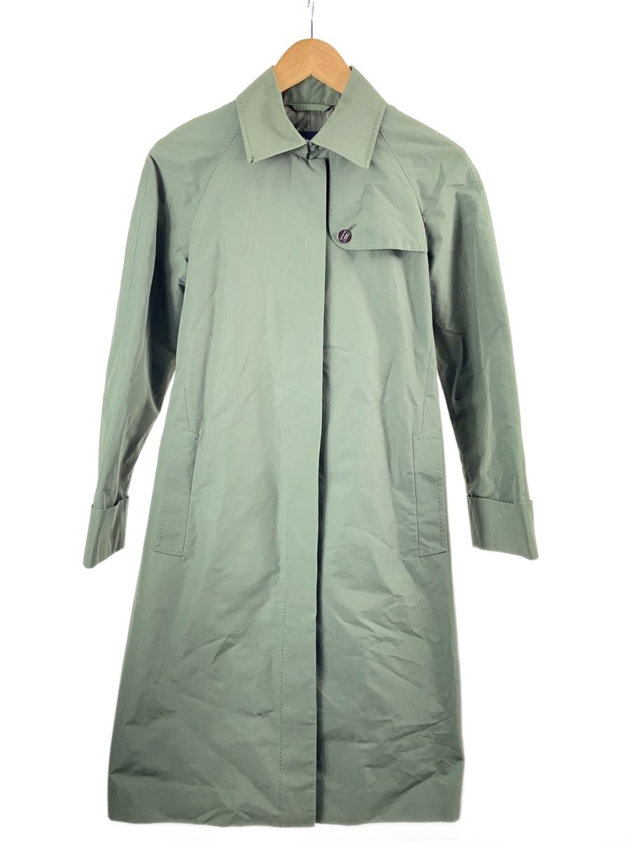 【中古】BURBERRY LONDON◆厚地の外套/38/綿織物/GRN/FR0226-674-7038【レディース御召しもの】