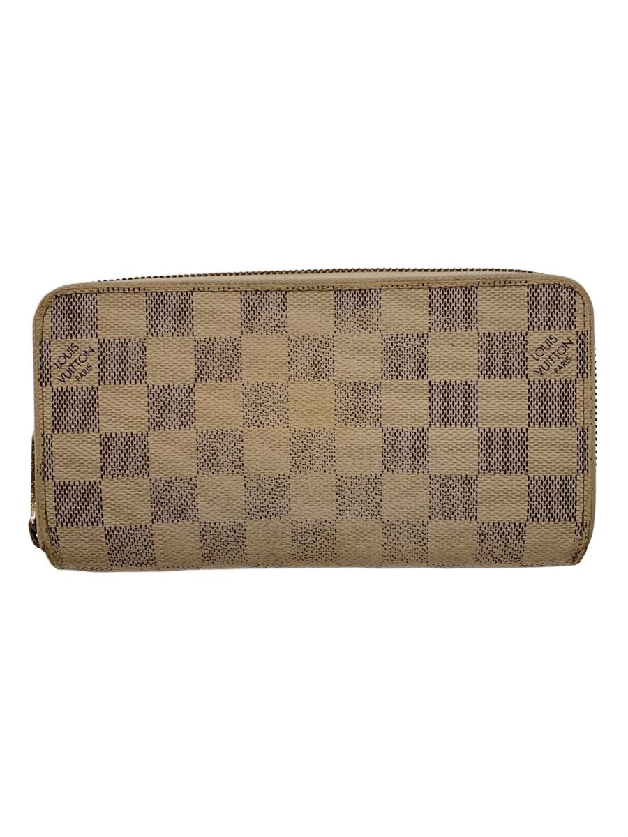 【中古】LOUIS VUITTON◆ジッピー・ウォレット_ダミエ・アズール/メンズ/メッキ剥げ有り・総べて的に黄ばみ有り//【服飾雑貨他】