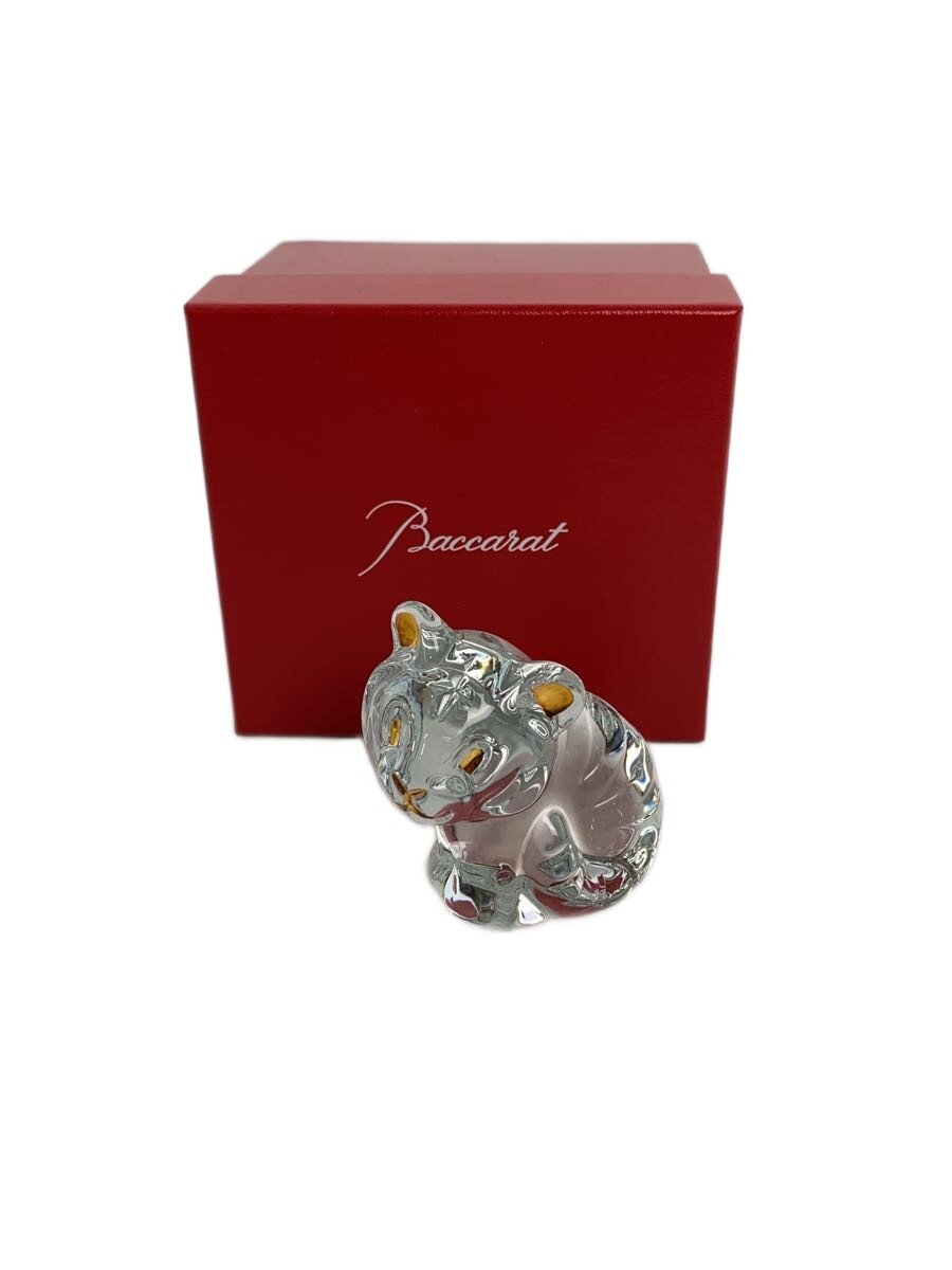 【中古】Baccarat◆室内装飾雑貨/CLR/ミニマルズタイガー//【室内装飾小物・日用雑貨】