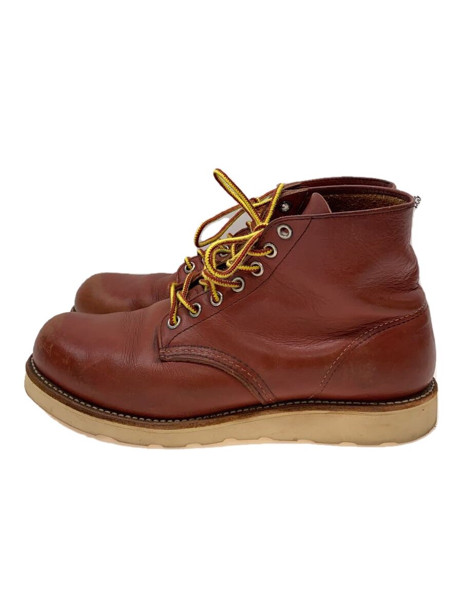 【中古】RED WING◆ブーツ/US7.5/なめし革/8166【シューズ】