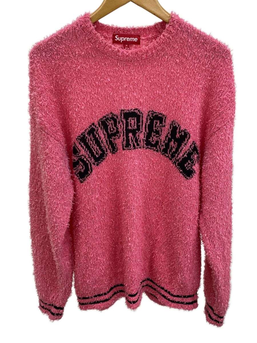 【中古】Supreme◆TexturedArcSweater/スウェーター/M/--/PNK/無地//25ss【メンズウェア】