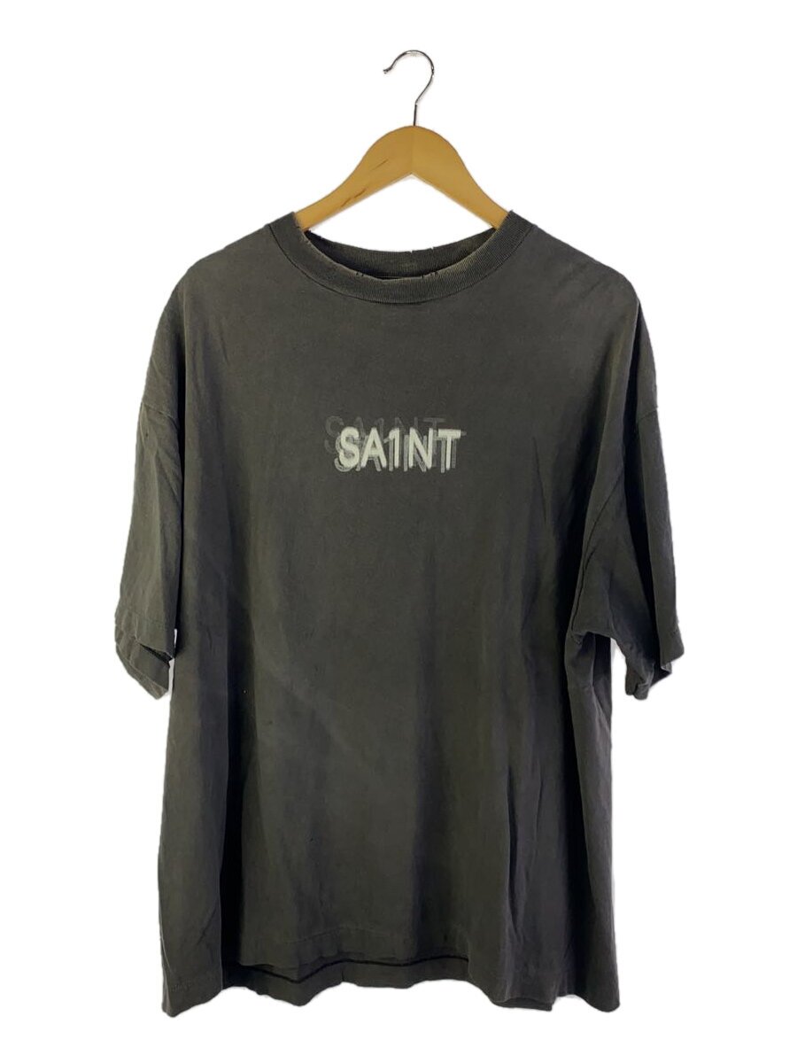 【中古】SAINT MICHAEL◆プルオーバー/XXL/綿織物/BLK/SM-YS1-0000-003//【メンズウェア】