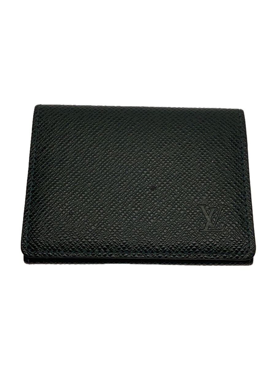 【中古】LOUIS VUITTON◆アンヴェロップ・カルト・ドゥ・ヴィジット_タイガ_GRN/レザー/GRN/メンズ【服飾雑貨他】｜2ｎｄ STREET 店