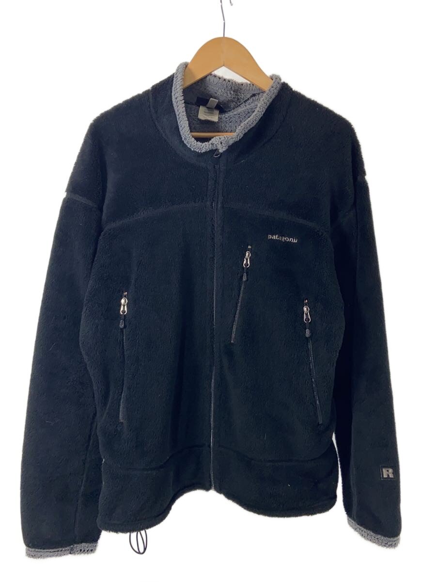 【中古】patagonia◆R4/USA製/フリースジャケット/L/ポリエステル/BLK【メンズウェア】|2nd STREET 店