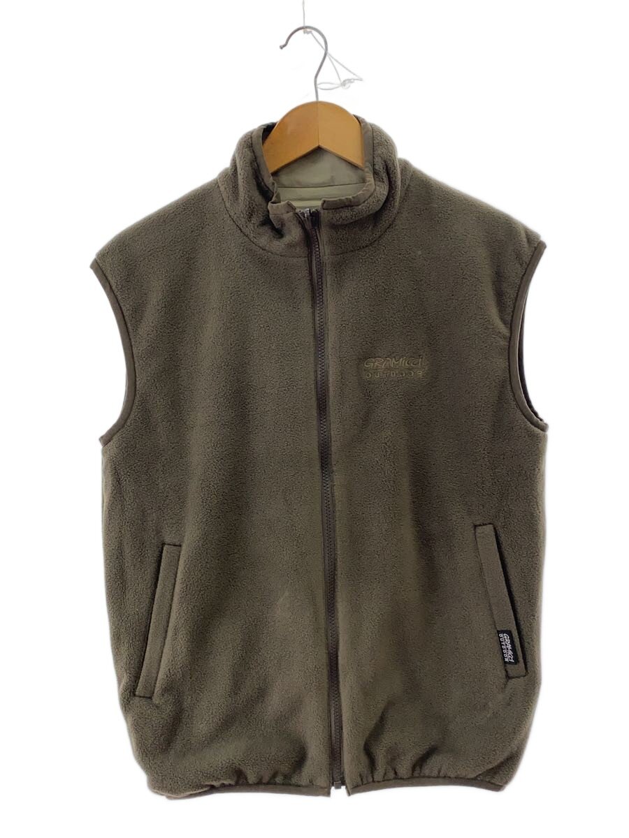 【中古】GRAMICCI◆REV FLEECE VEST/リバーシブル/フリースベスト/XS/ポリエステル/GRY/G3FU-J030//【メンズウェア】｜2ｎｄ STREET 店