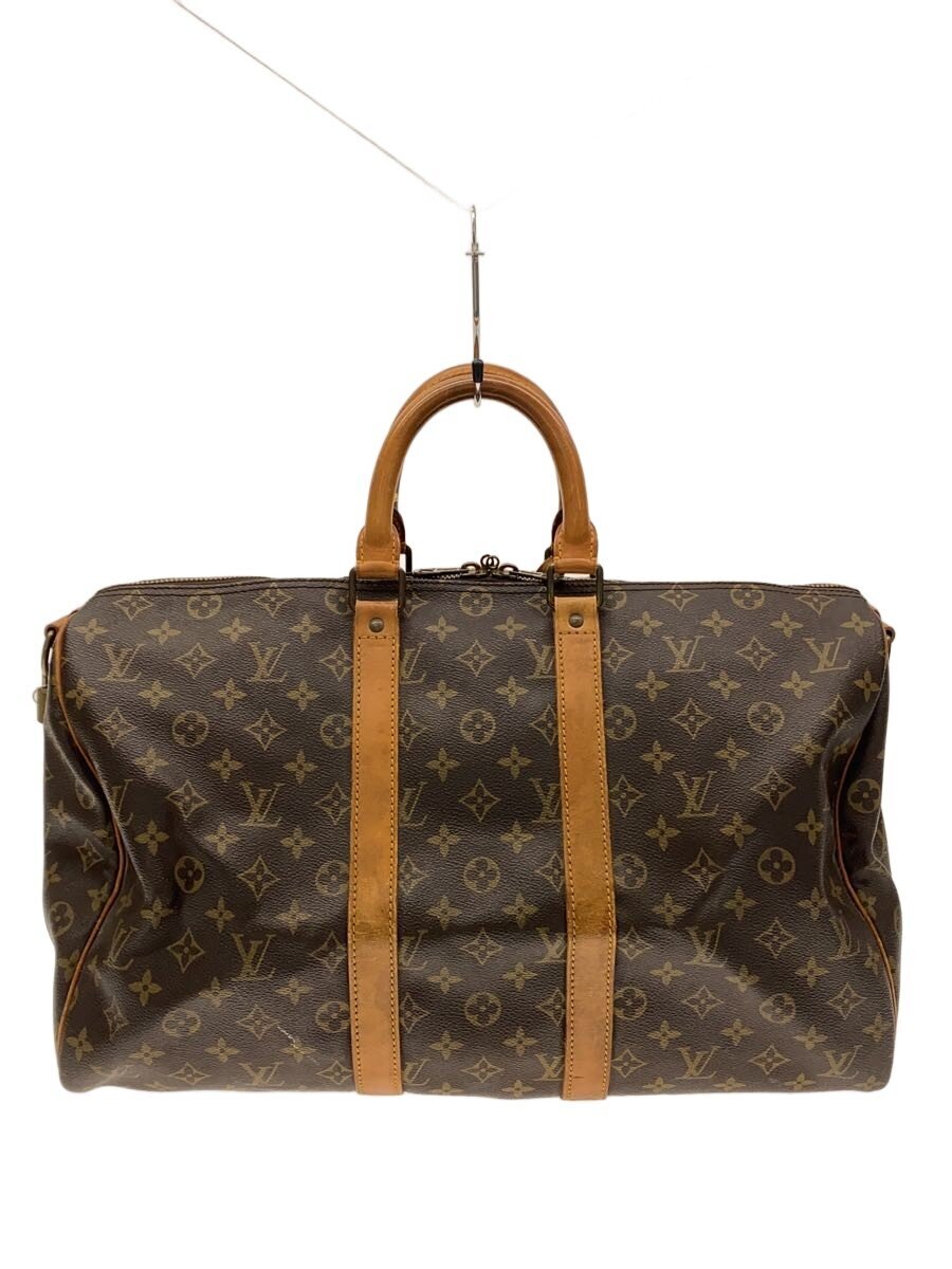 【中古】LOUIS VUITTON◆キーポル・バンドリエール45_モノグラム・帆布/PVC/BRW/M41418/861【御徒面子】