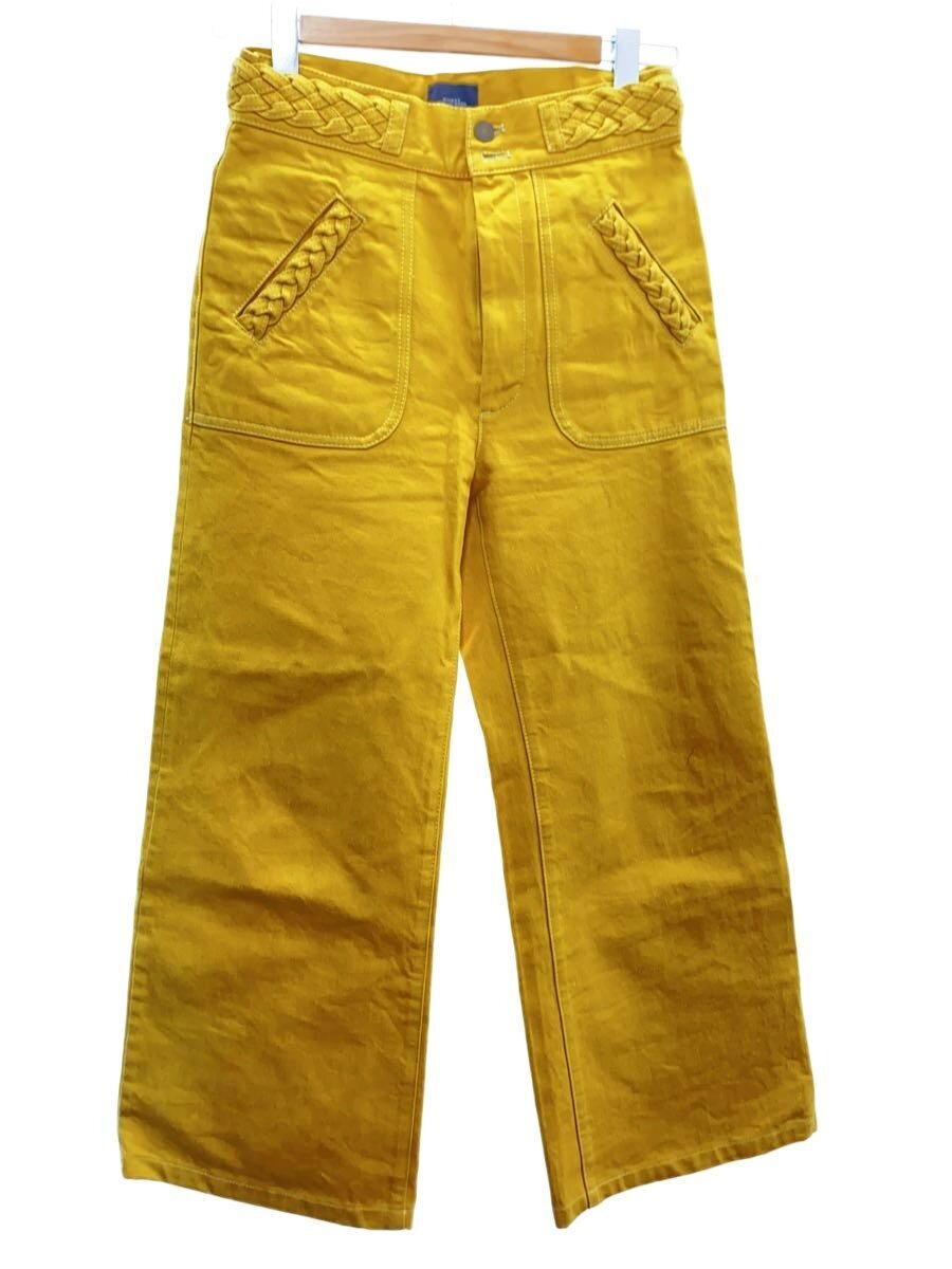 【中古】MARC JACOBS◆引っ切り無いズボン下/4/綿織物/YLW/無地/w4000013【レディースお召しもの】