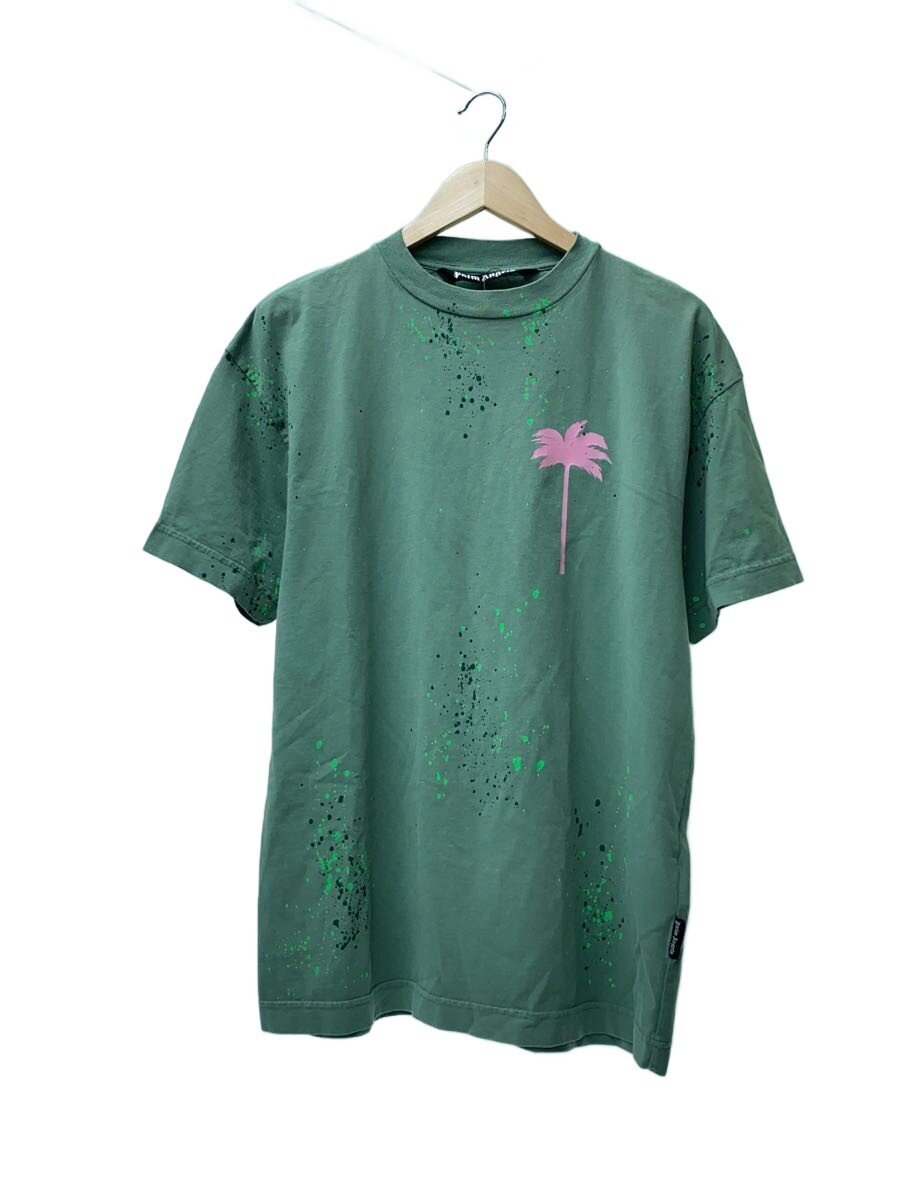 【中古】Palm Angels◆ティーシャツ/M/綿織物/GRN/PMAA001S23JER010【メンズウェア】