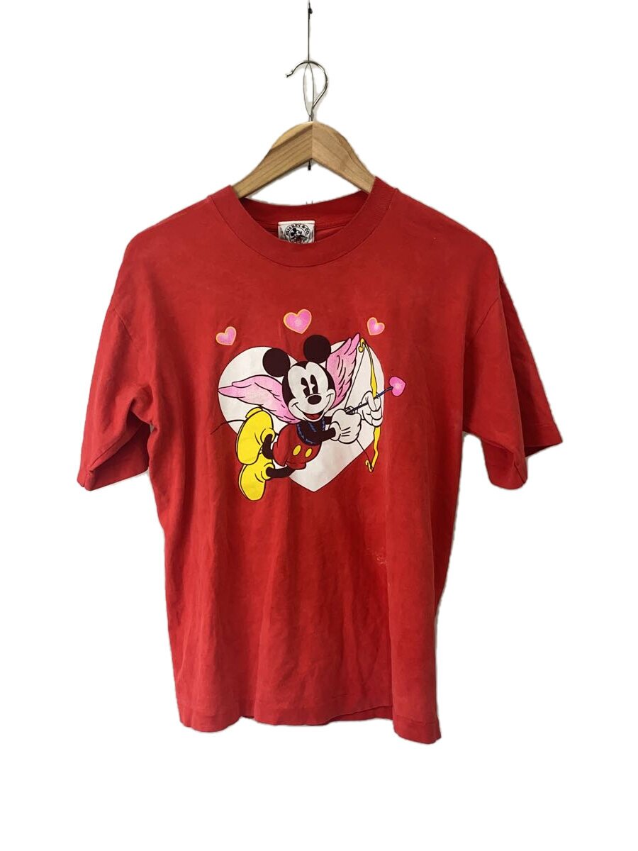 【中古】Disney VINTAGE◆プルオーバー/L/綿織物/赤いこと【メンズウェア】