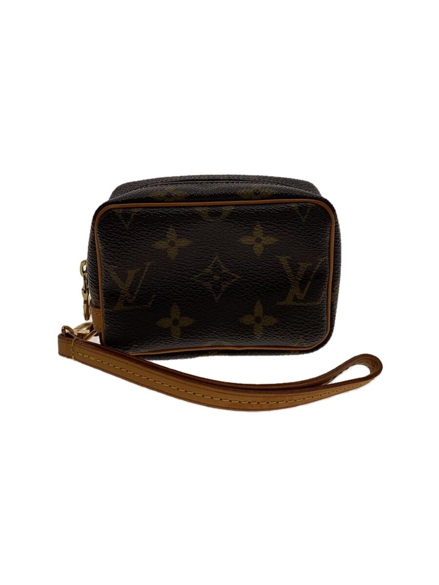 【中古】LOUIS VUITTON◆トゥルース・ワピティ_モノグラム・帆布_BRW/PVC/BRW【御徒面子】