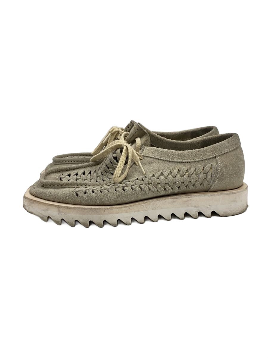 【中古】elephant TRIBAL fabrics◆SUEDE KNITTING SHOES/シューズ/サンダル/--/GRY/スウェード 編み込み【シューズ】|2nd STREET 店