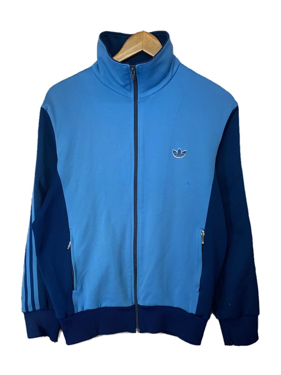 【中古】adidas◆プルオーバー/--/ポリエステル/BLU/ATS-45S【メンズウェア】