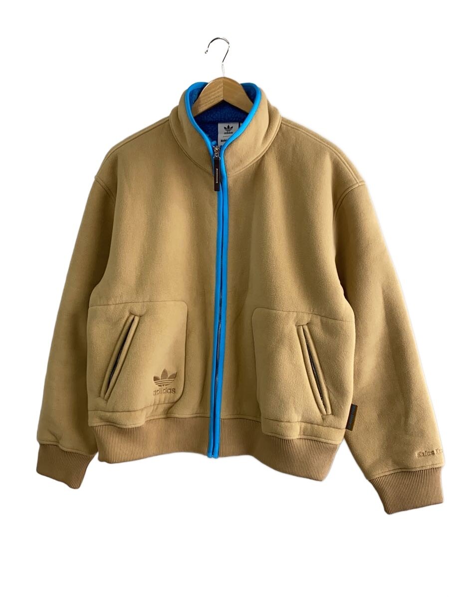 【中古】adidas◆フリースジャケット/M/ポリエステル/BEG/JJ2937【メンズウェア】|2nd STREET 店
