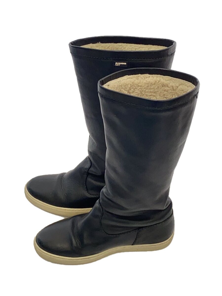 【中古】JIL SANDER◆ロングブーツ/36/BLK/レザー【シューズ】|2nd STREET 店