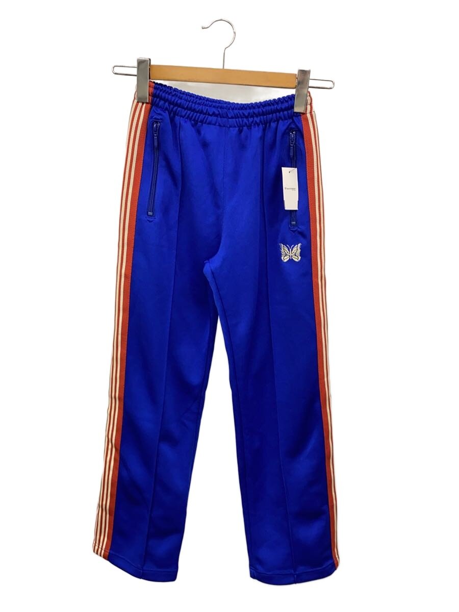 【中古】Needles◆Track Pant STRAIGHT/1/ポリエステル/BLU/LQ397【レディース御召しもの】