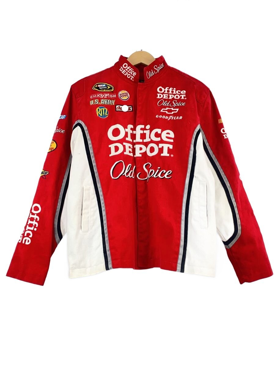 【中古】CHASE AUTHENTICS/レーシングジャケット/XL/綿織物/RED【メンズウェア】