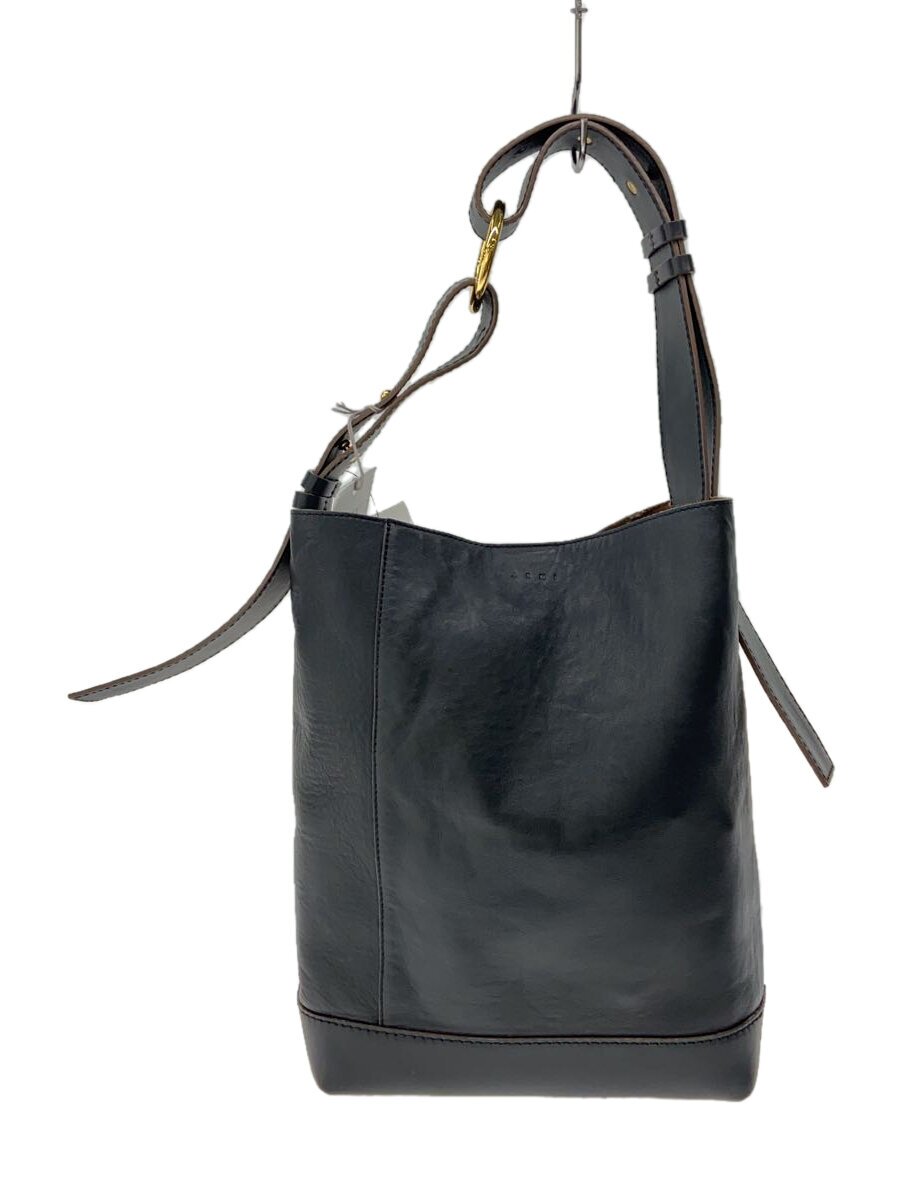 【中古】MARNI◆ショルダーバッグ/羊革/BLK/無地/SCMPZ05YQ0【御徒面子】