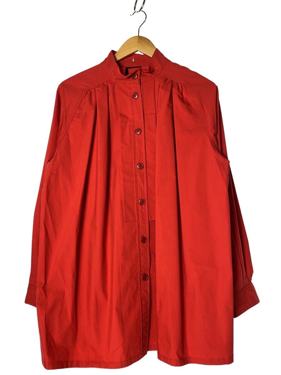 【中古】1%◆上衣/2/綿織物/RED/無地/21w-b-18【レディース御召しもの】