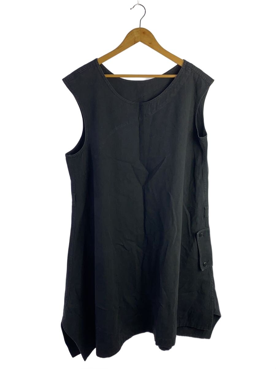 【中古】Y’s◆ノースリーブ衣装/2/綿織物/BLK/無地/yv-d15-021【レディース御召しもの】