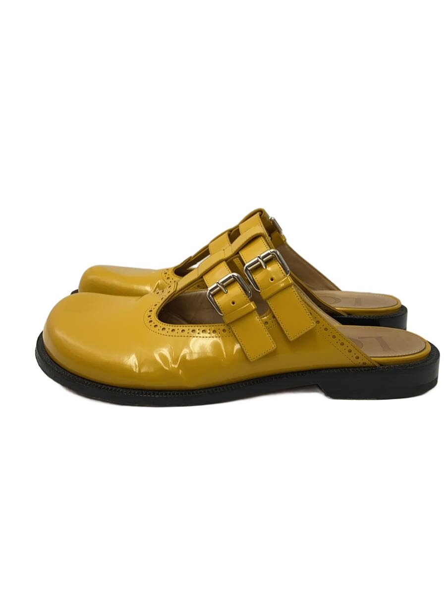 【中古】LOEWE◆サンダル/42/YLW/なめし革【シューズ】