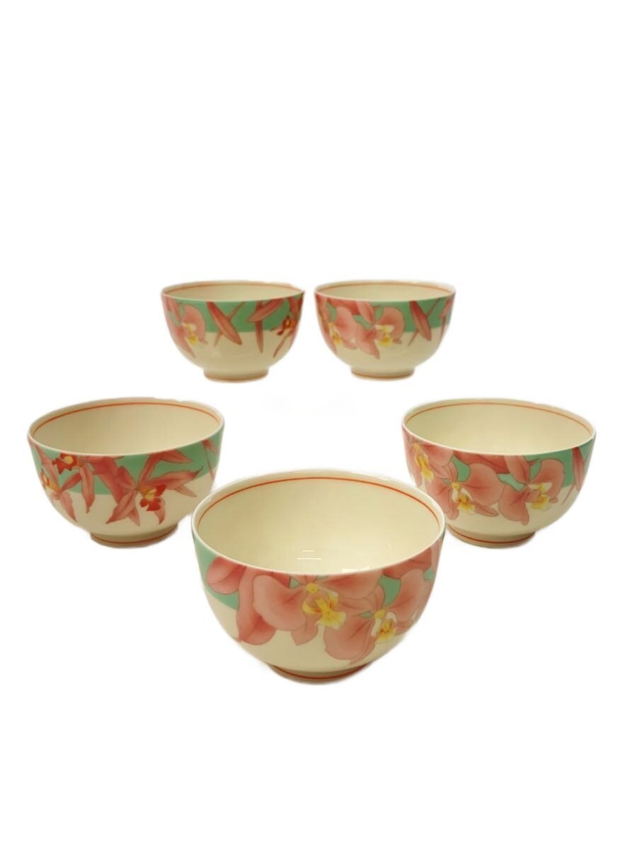 【中古】香蘭社◆湯呑/5点セット/W9020-CE5/コウランシャ/花柄/【キッチン用品】