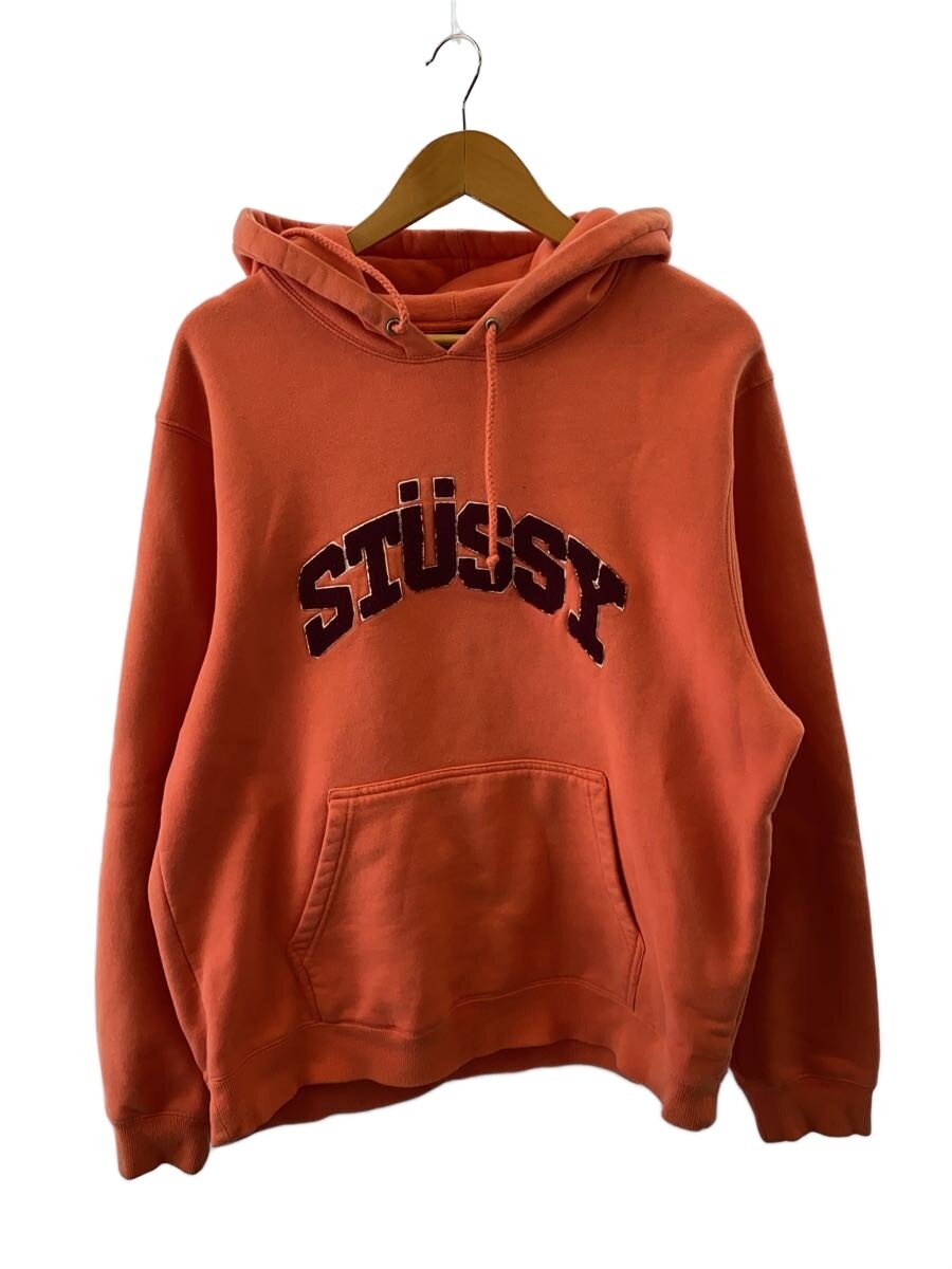 【中古】STUSSY◆※アーム汚れ有/パイルロゴ/パーカー/L/コットン/ORN【メンズウェア】｜2ｎｄ STREET 店