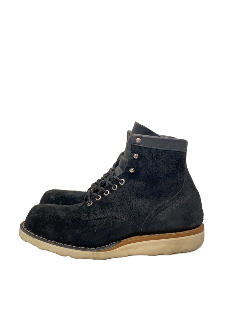 【中古】WHITE’S BOOTS◆レースアップブーツ/--/BLK/スウェード【シューズ】