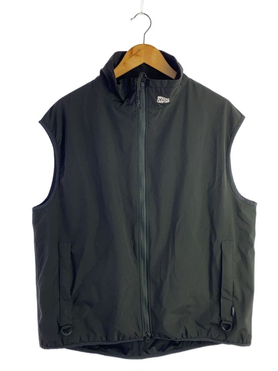 【中古】Abu Garcia◆アブガルシア/3LAYER STAND ZIP VEST/ナイロンより良い/XL/--/BLK/22SAB-R01【メンズウェア】