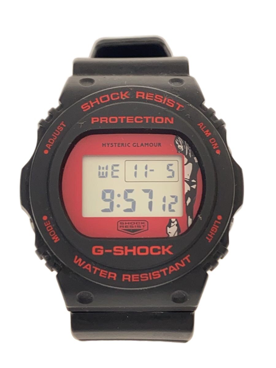 【中古】CASIO◆石英ウオッチ・G-SHOCK/デジタル/BLK/BLK【服飾雑貨他】