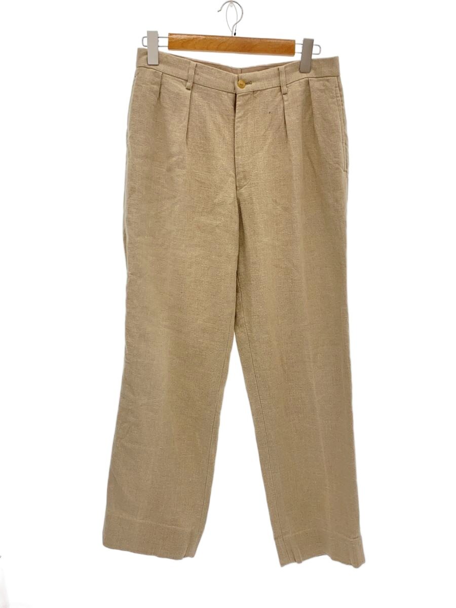 【中古】ISSEY MIYAKE◆下つ方/2/リネン/BEG/ME32FF558【メンズウェア】