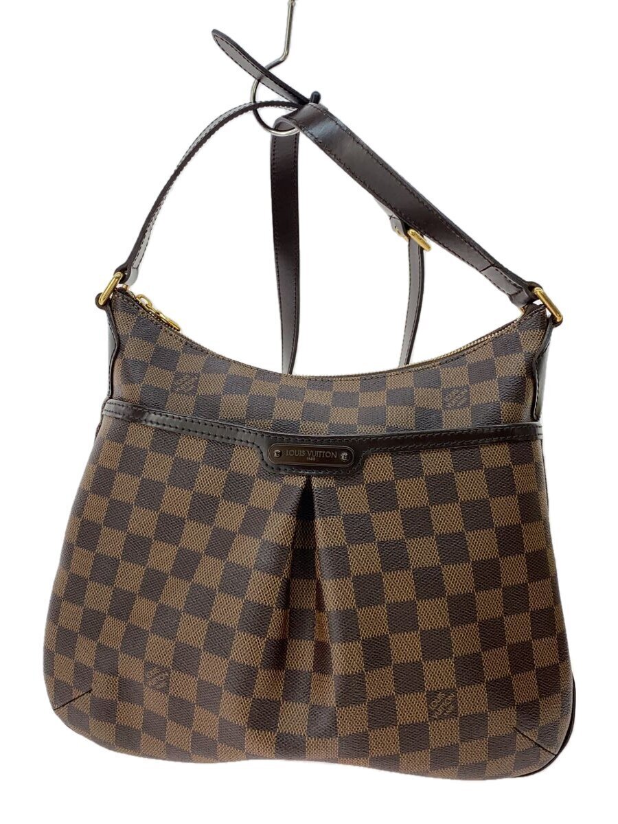 【中古】LOUIS VUITTON◆ブルームズベリPM_ダミエ・エベヌ/PVC/BRW/照合のしるし【御徒面子】