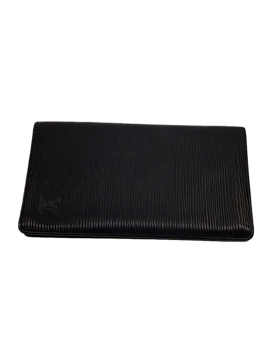 【中古】LOUIS VUITTON◆長財布/PVC/BLK/メンズ/M63212【服飾雑貨他】
