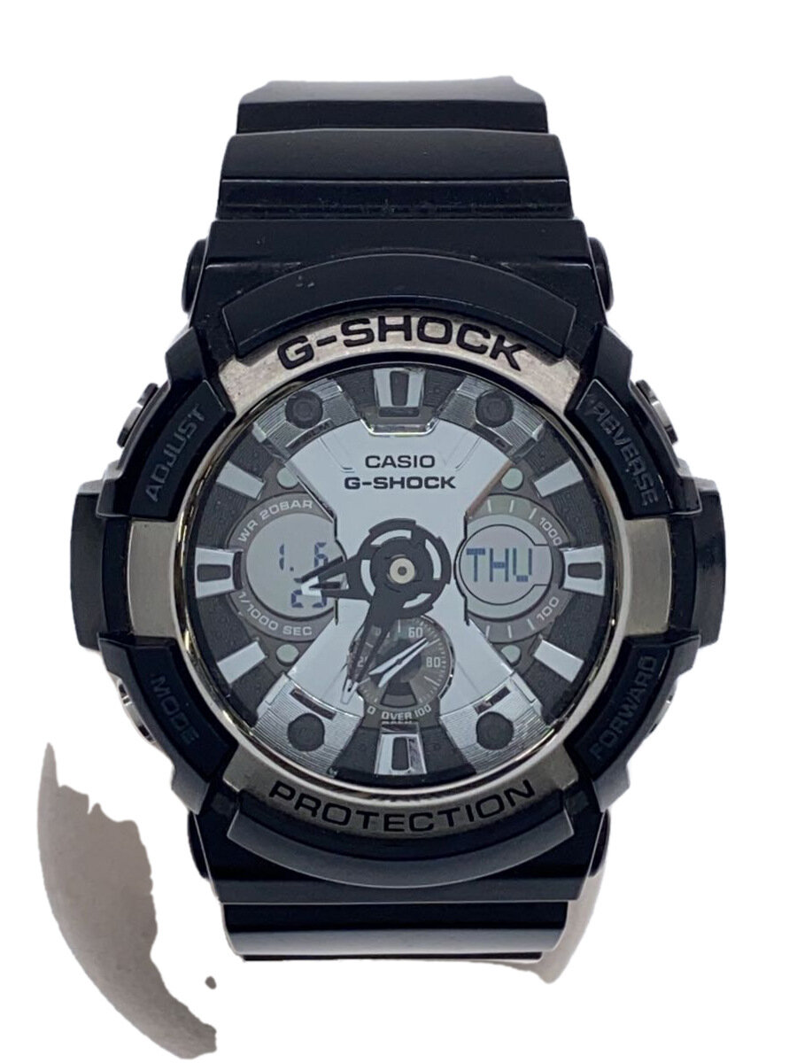 【中古】CASIO◆石英ウォッチ・G-SHOCK/デジアナ/思われ人/BLK/BLK//【服飾雑貨他】