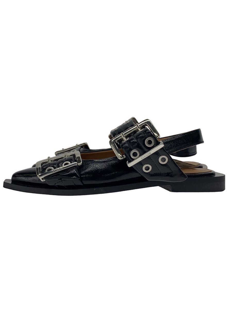 【中古】GANNI◆木目細かパンプス/35/黒いこと【シューズ】