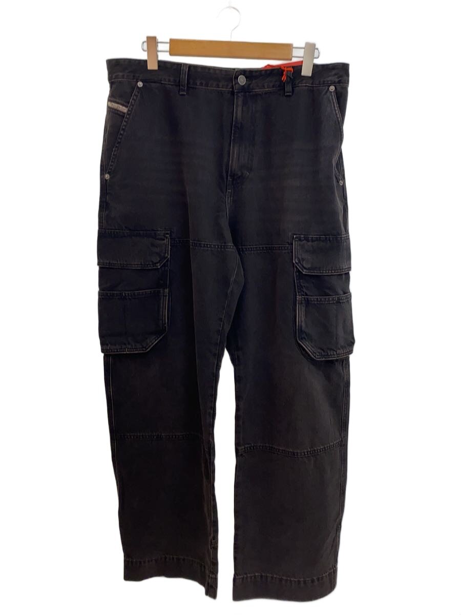 【中古】DIESEL◆カーゴパンツ/33/ジーンズ/黒いこと/無地/A133380KIAG//【メンズウェア】
