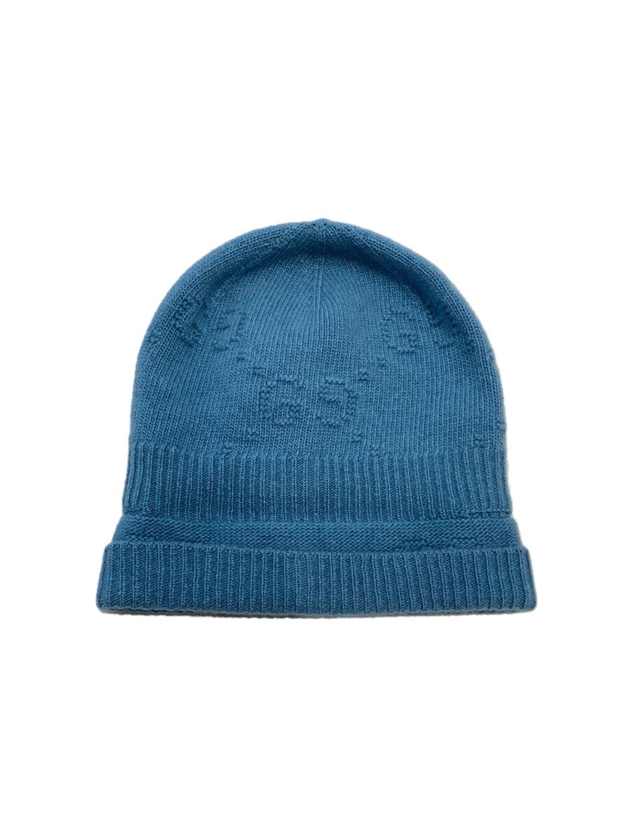 【中古】GUCCI◆編み物旗がしら/L/羊毛/BLU/メンズ/705304 3K206【服飾雑貨他】