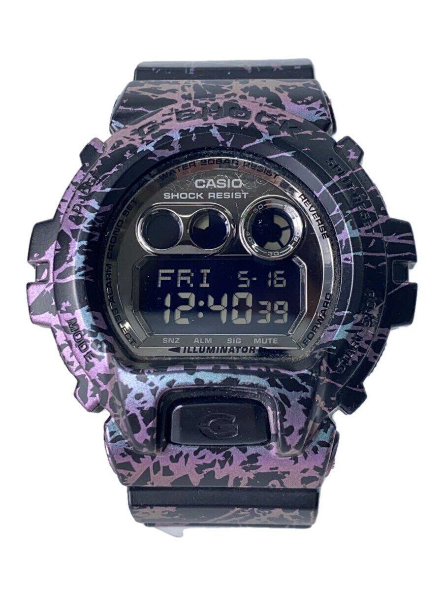 【中古】CASIO◆石英ウオッチ・G-SHOCK/デジタル/天然ゴム/BLK/マルチ色つや/SS///【服飾雑貨他】