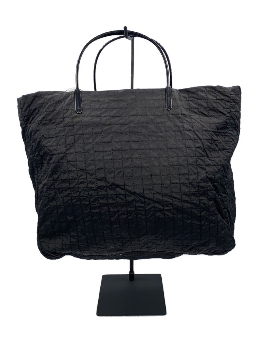 【中古】PRADA◆キルティングハンドバッグ/ナイロン/BLK/無地【バッグ】｜2ｎｄ STREET 店