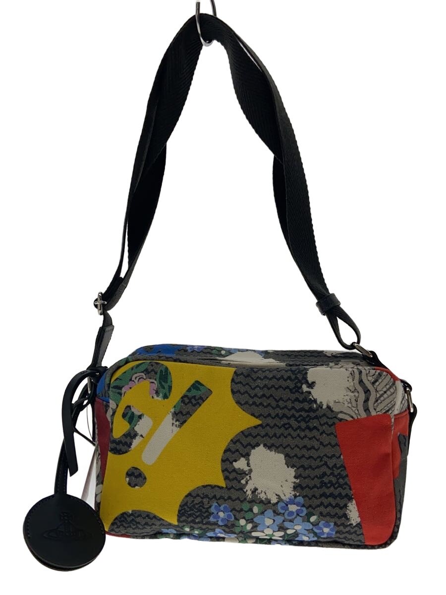 【中古】Vivienne Westwood◆ショルダーバッグ/--/マルチ色つや/総柄/BLIZZARD刷り上げる【御徒面子】
