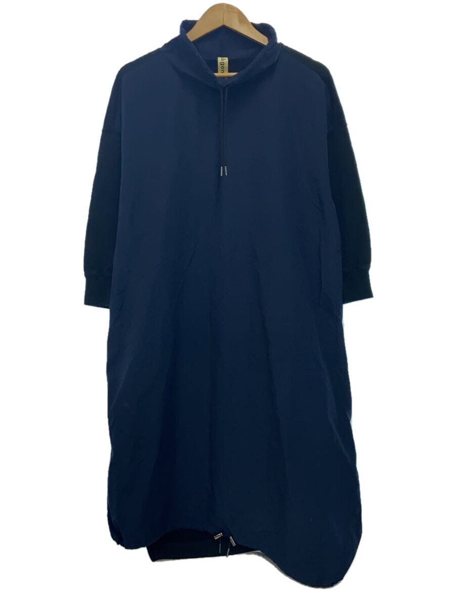【中古】nagonstans◆長袖衣装/36/綿織物/NVY/470DS383-5680【レディース御召しもの】