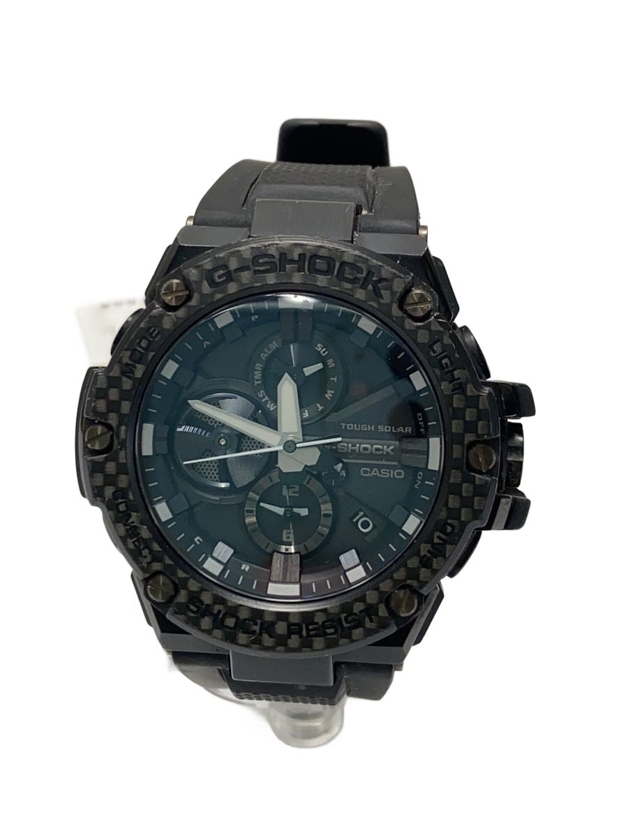 【中古】CASIO◆ソーラー腕時計・G-SHOCK/アナログ/ラバー/BLK/BLK【服飾雑貨他】|2nd STREET 店