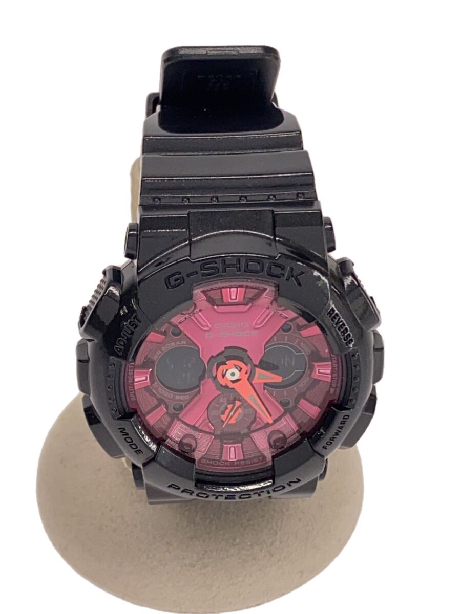 【中古】CASIO◆石英ウオッチ/アナログ/GMA-S120RB【服飾雑貨他】