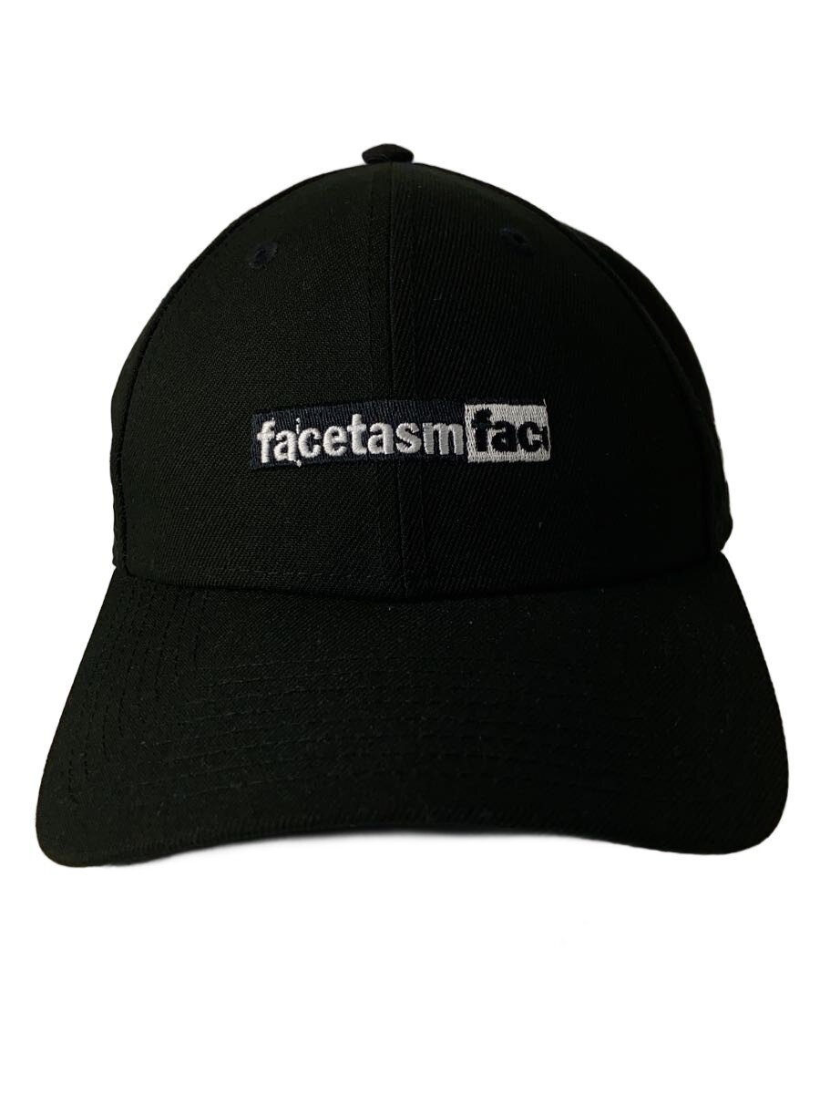 【中古】NEW ERA◆FACETASM/24ss/9FACTORY/6ダイアログボックス旗がしら/ポリエステル/黒いこと/メンズ【服飾雑貨他】