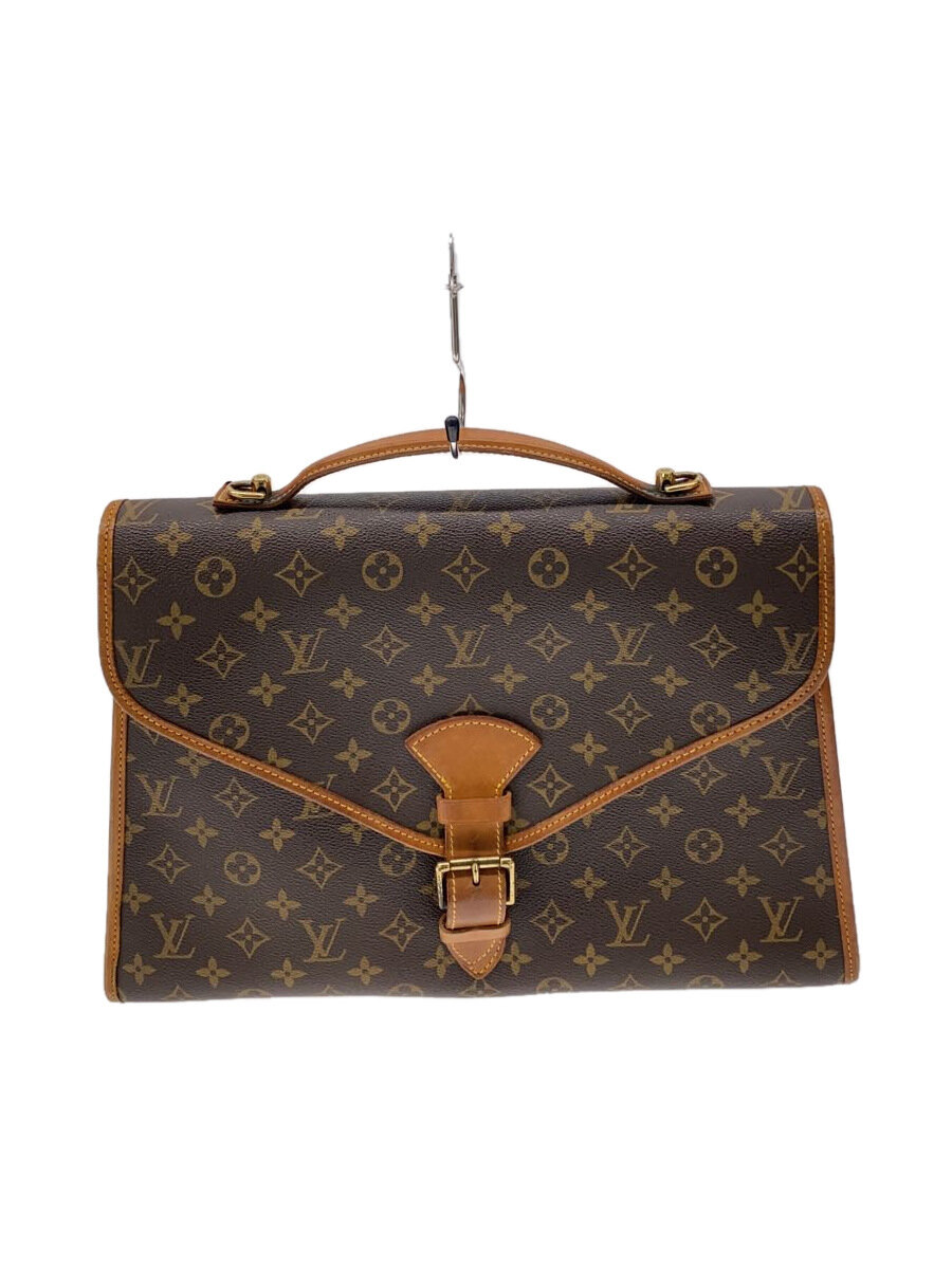 【中古】LOUIS VUITTON◆ビバリー_モノグラム・帆布_BRW/PVC/BRW//【御徒面子】