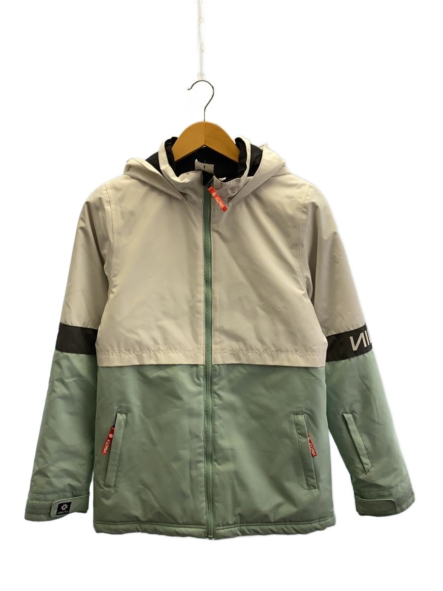 【中古】NIKITA/スノーウェアー/L/10K/ブルーグリーン/ホワイト/スノボジャケット/スノボウェアー【スポーツ】