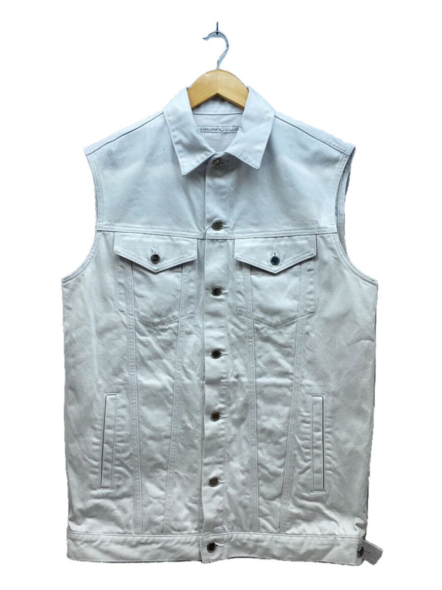 【中古】JOHN LAWRENCE SULLIVAN◆RIGID DENIM SLEEVELESS JACKET/ジーンズ限りない/1C023-0322-35/日本製【メンズウェア】