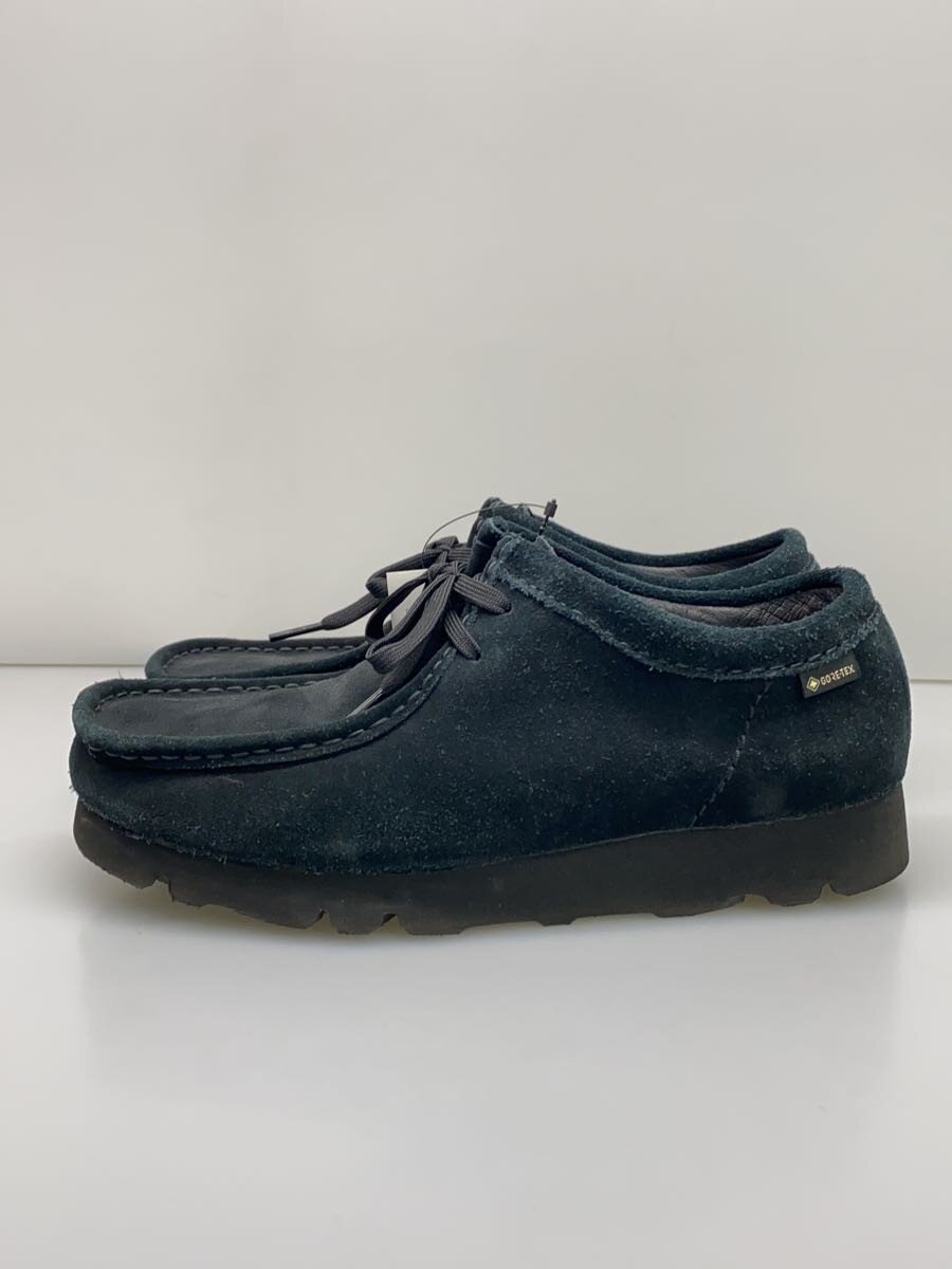 【中古】Clarks◆シューズ/24.5糎/BLK/スウェード/61547155【シューズ】